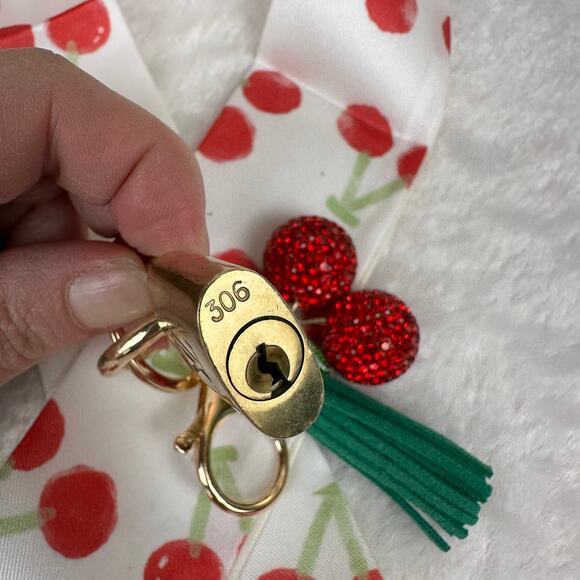 Louis Vuitton Vintage Key on charm w/
scarf looks similar to collab Murakami - Picture 5 of 5